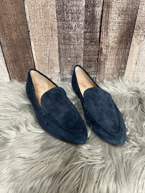 Flats for evening frost walks -Shoes Flats By J. Jill In Navy, Size: 7