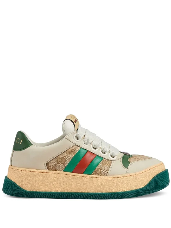 Athletic shoes for tough trails -GUCCI Low-Top Platform Sneakers