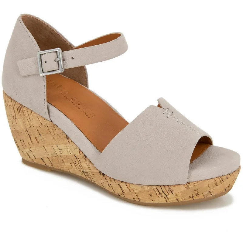 Trendy sandals for summer seaside evenings-Gentle Souls by Kenneth Cole Womens Vera Leather Peep-Toe Platform Sandals