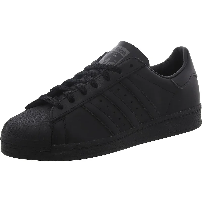 Athletic shoes for sports addicts -Adidas Mens SUPERSTAR Leather Lace up Casual And Fashion Sneakers