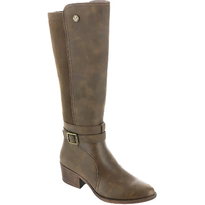 Boots for slack trail noons -Volatile Womens Filmore Faux Leather Tall Knee-High Boots