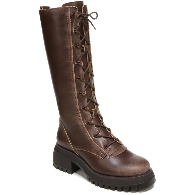 Boots for flex ridge days -Franco Sarto Womens Jasper Leather Distressed Mid-Calf Boots