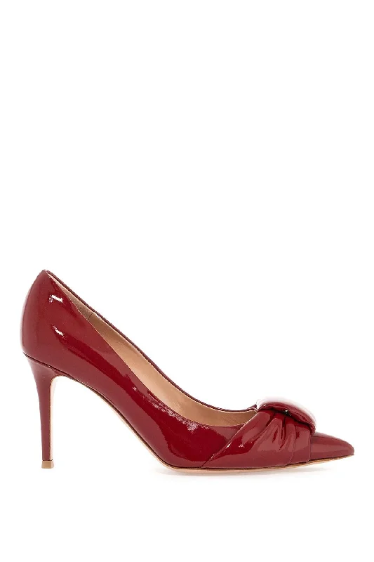 High heels with small leaf accents -Gianvito Rossi Women's 'Patent Leather DãCollet