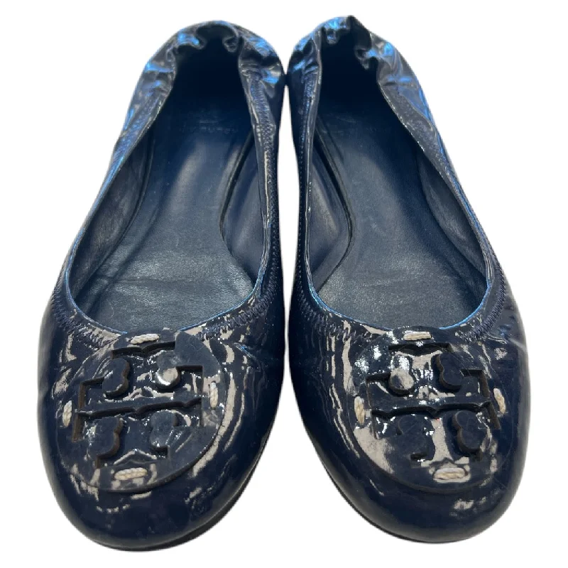 Flats with cushy sole linings -Shoes Flats By Tory Burch In Blue, Size: 7.5