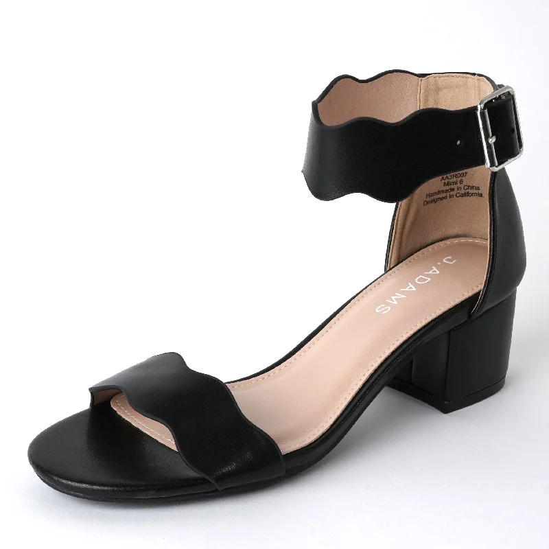 Best sandals for summer shore evenings-Mimi | Black