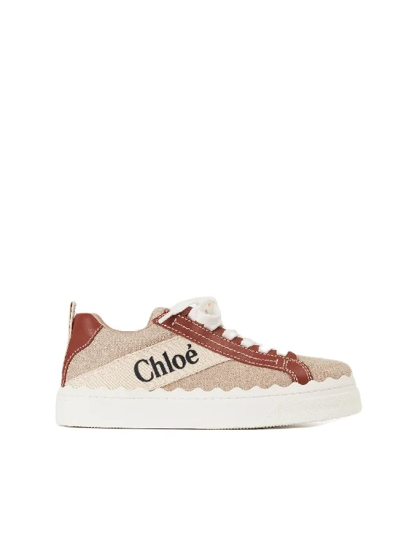 Athletic shoes for damp conditions -CHLOÉ Lauren Women's Shoes - Chic Lace-Up Sneakers