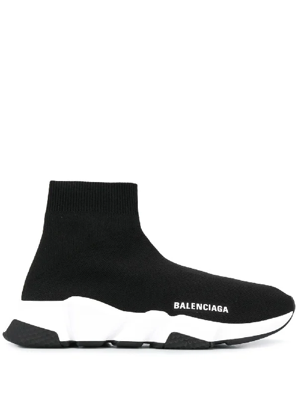 Athletic shoes with neon tones -BALENCIAGA Speed Sock-Style  Sneakers for Women