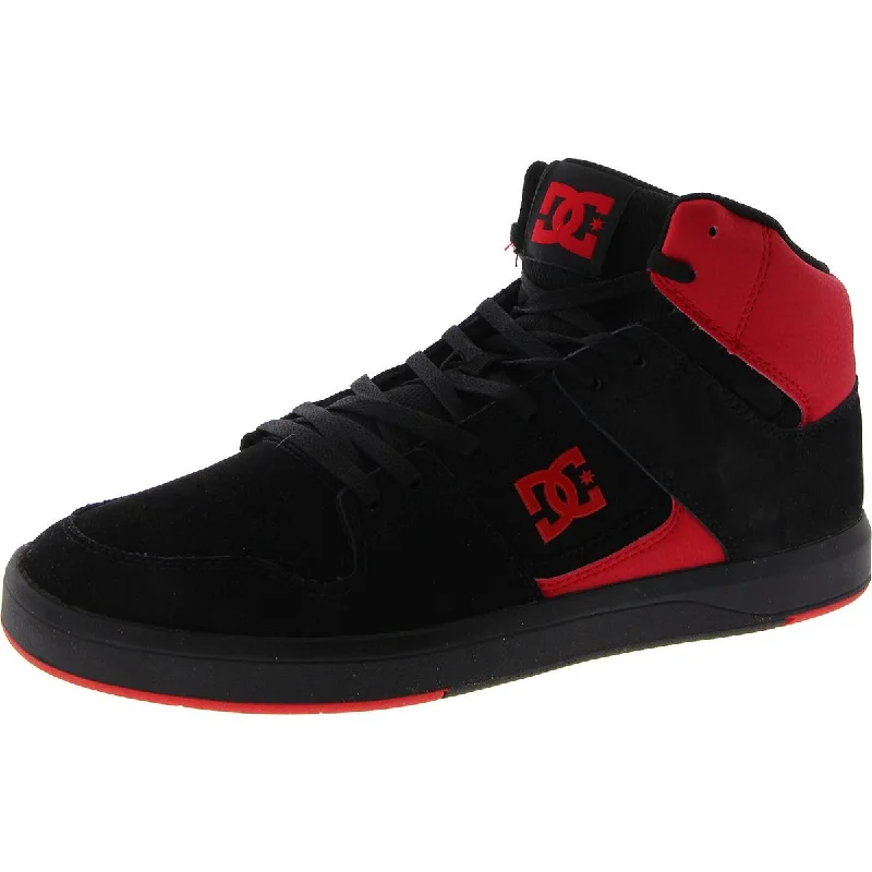 Athletic shoes with bold shades -DC Shoes Mens CURE HI Faux Suede Lace up High-Top Sneakers