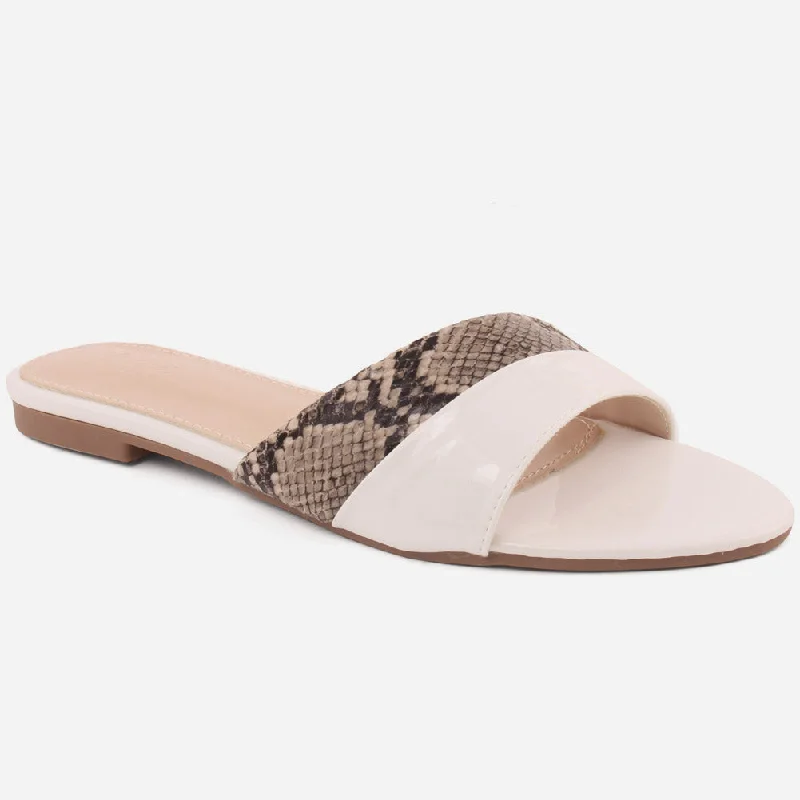 Slippers for desk nap hush -Women "ASHLEY" Two Tone Slippers