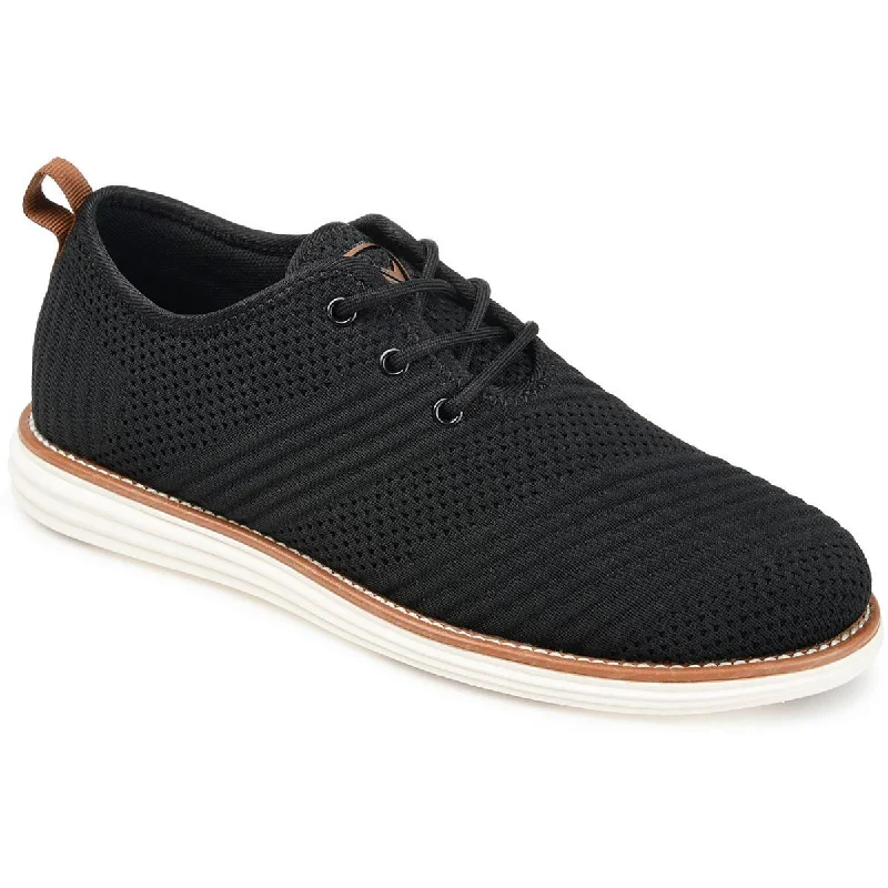 Athletic shoes for leisure walks -Vance Co. Mens Novak Knit Lifestyle Casual And Fashion Sneakers