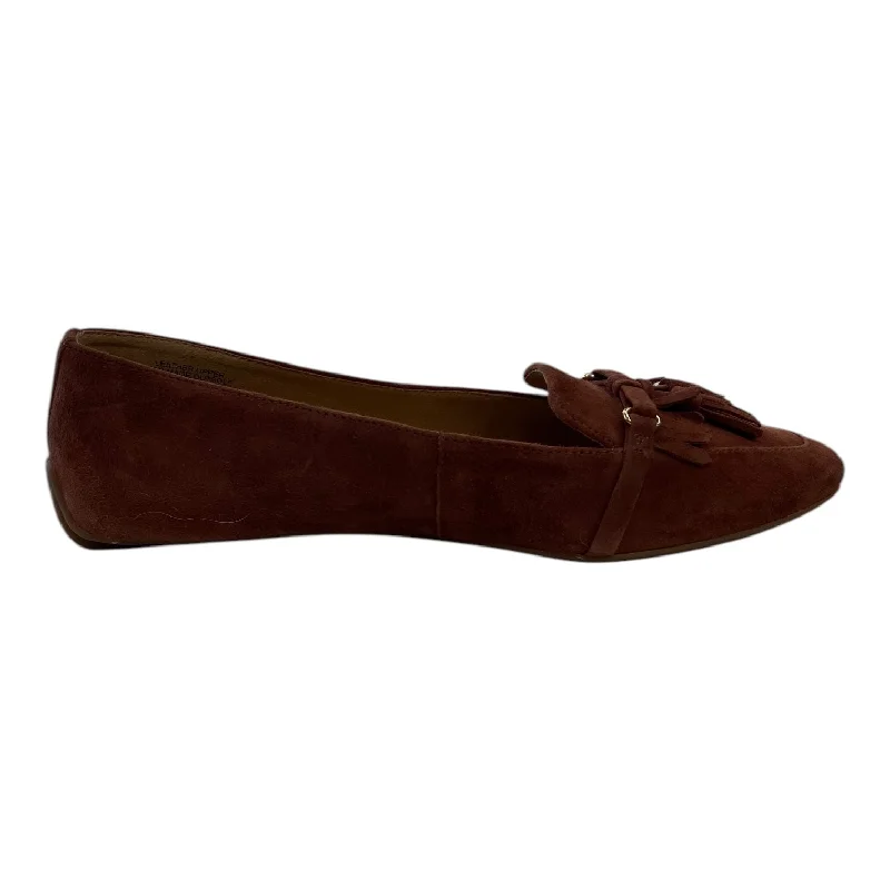 Flats with spacious heel room -Shoes Flats By Talbots In Brown, Size: 8