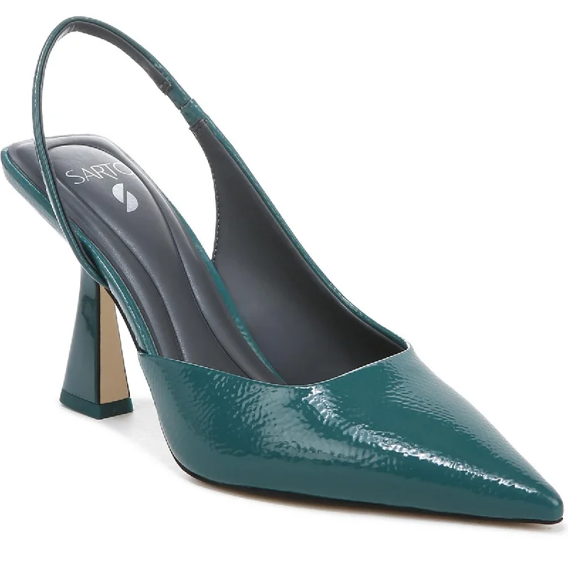 Lightweight sandals for warm coastal evenings-Franco Sarto Womens Arina Metallic Pointed Toe D'Orsay Heels