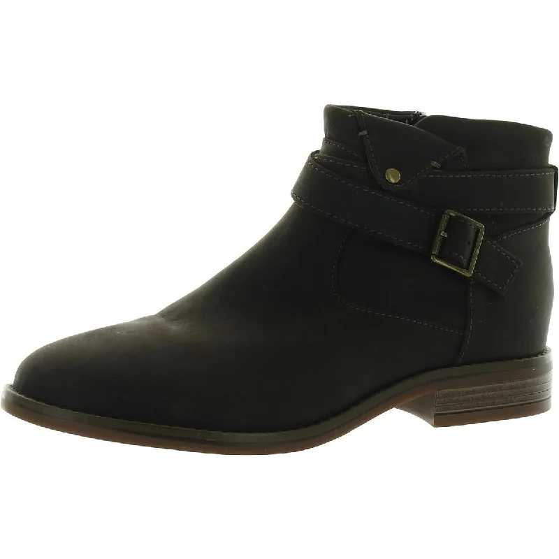 Boots with tight ridge beds -Clarks Womens Camzin Dime Leather Slip On Chelsea Boots