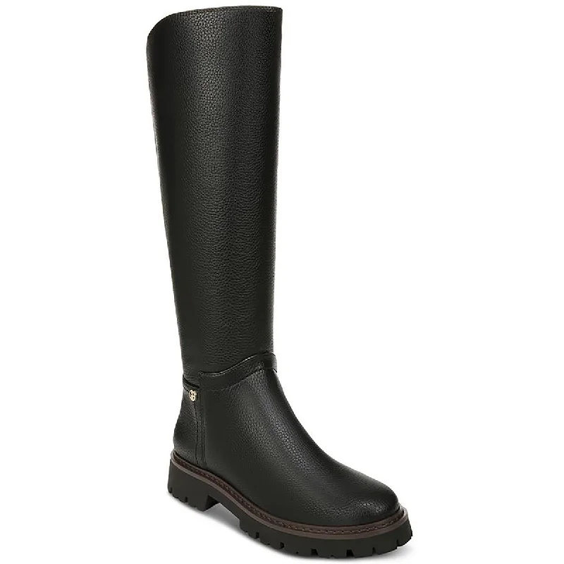 Boots for snug feet fits -Giani Bernini Womens Jordyy Faux Leather Tall Knee-High Boots