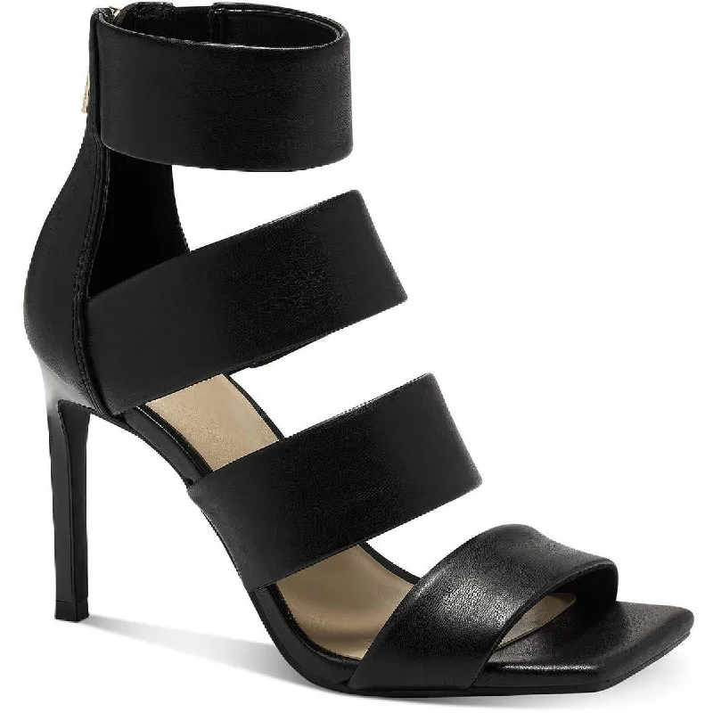 Stylish sandals for evening beach evenings-INC Womens LIANA Strappy Mary Jane Heels