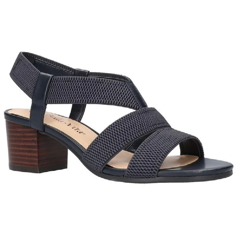 Stylish sandals for evening beach comfort-Bella Vita Womens Jodi Casual Slip-on Block Heels