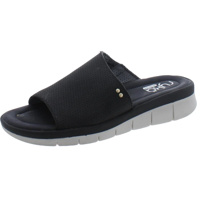 Comfortable sandals for hot shore evenings-Ryka Womens Ellie Padded Insole Perforated Slide Sandals