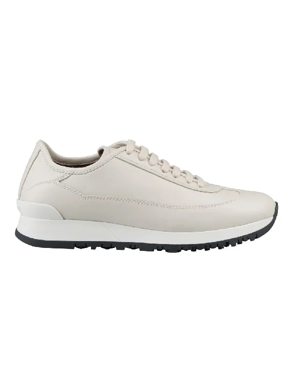 Athletic shoes with padded linings -JOHN LOBB Foundry II Leather Sneakers