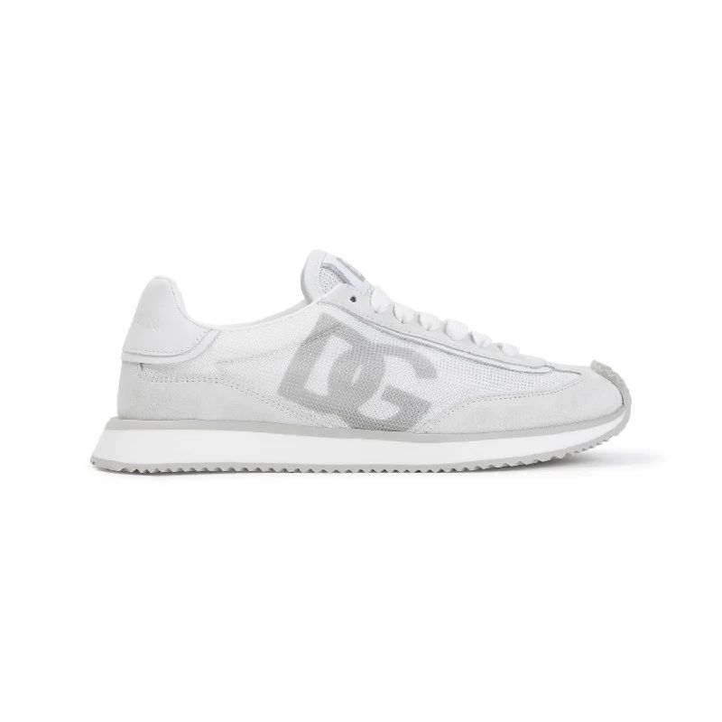 Athletic shoes with sleek lines -DOLCE & GABBANA Chic Cushion Low-Top Sneakers