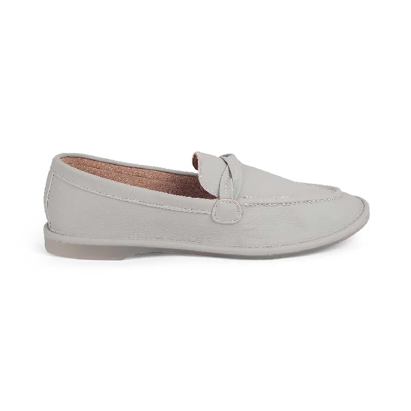 Soft loafers for cozy evening comfort-Tresmode Yorko Grey Women's Casual Loafers