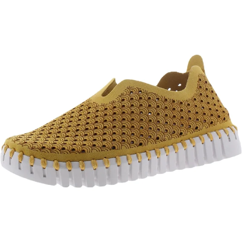 Athletic shoes with comfy soles -Ilse Jacobsen Girls Tulip Perforated Laceless Casual and Fashion Sneakers