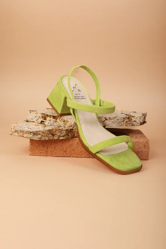 Fashionable sandals for warm beach evenings-POPPY LIME