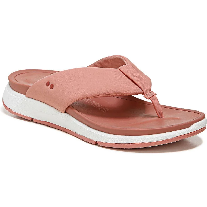 Premium sandals for luxury coastal evenings-Ryka Womens Timid Slip On Flip-Flop Wedge Sandals