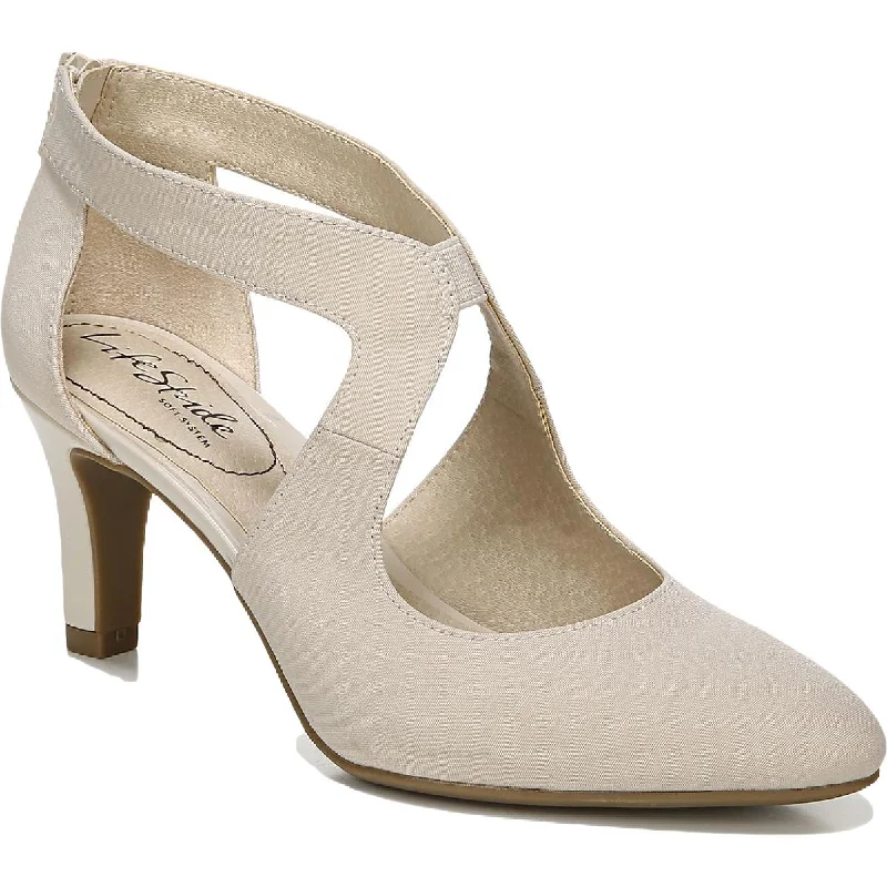 High heels for prolonged fall events -LifeStride Womens Giovanna 2 Comfort Insole Cut-Out Pumps