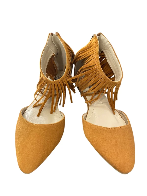 Flats for long frost vibes -Shoes Flats By Clothes Mentor In Tan, Size: 6.5