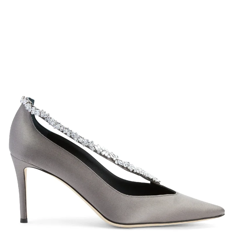 High heels with fog-resistant finishes -Giuseppe Zanotti Filipa Crystal