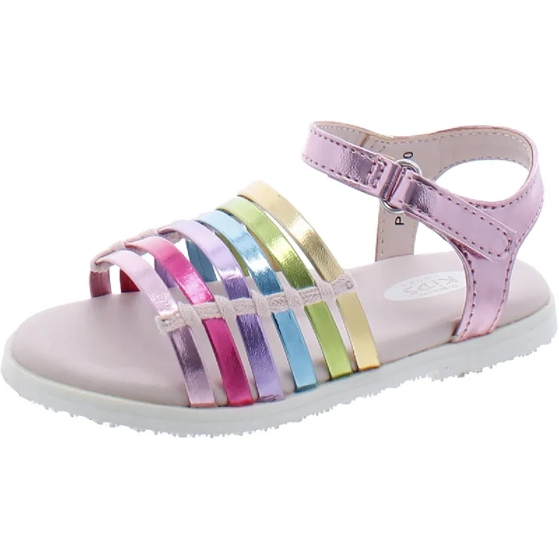 Affordable sandals for sunny beach evenings-Dr. Scholl's Shoes Girls Arya Toddler Adjustable Slingback Sandals