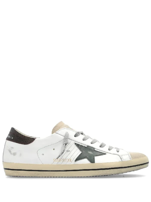 Athletic shoes for rough climates -GOLDEN GOOSE Superstar Leather Sneakers for Men