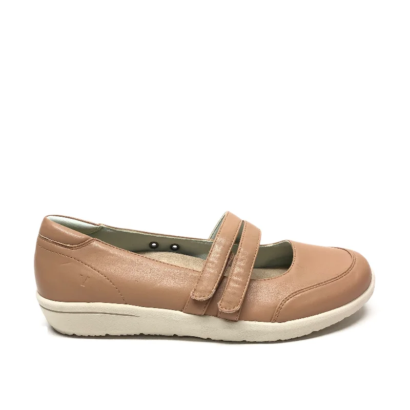 Flats with firm sole cushioning -Shoes Flats By Vionic In Tan, Size: 9