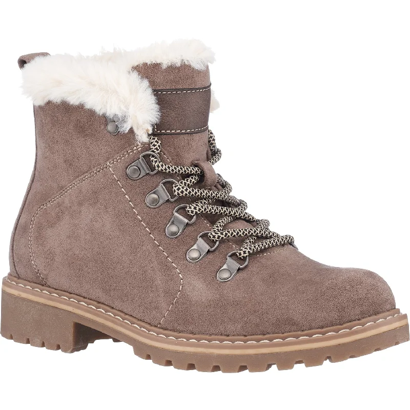 Boots with cool ridge repose -Tinsley Sand Lace-Up Bootie