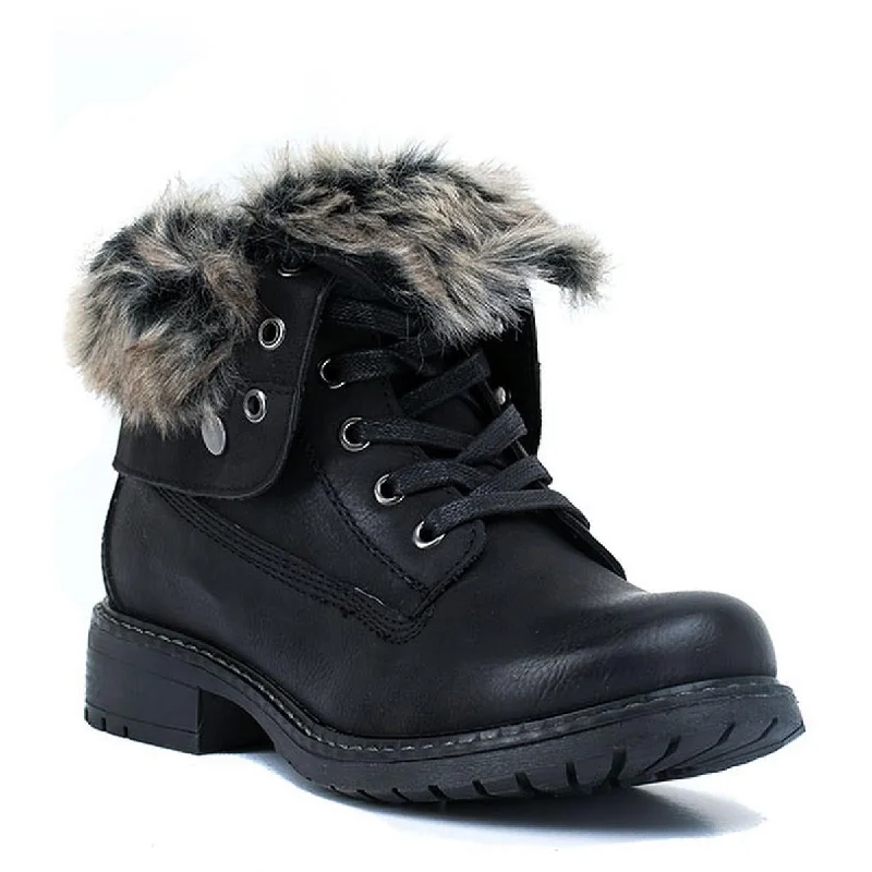 Boots with cozy ridge repose -GC Shoes Womens TRUDIE Faux Leather Ankle Mid-Calf Boots