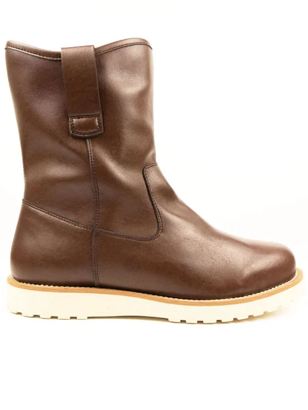 Boots with cozy ridge hush -Pull On Rig Boots