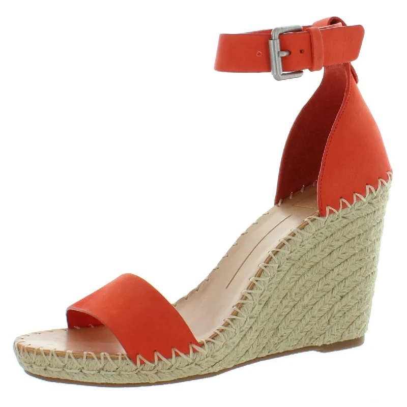 Fashionable sandals for warm shore evenings-Dolce Vita Womens Noor Leather Ankle Espadrille Heels