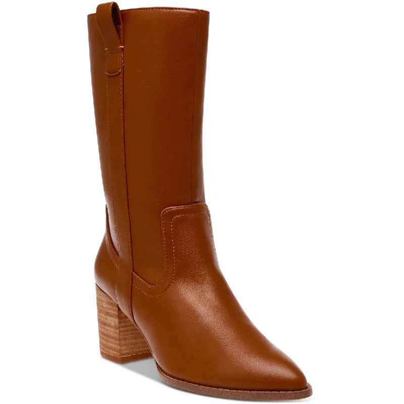 Boots with gig ridge calm -DV By Dolce Vita Womens Tezza Faux Leather Wide Calf Mid-Calf Boots