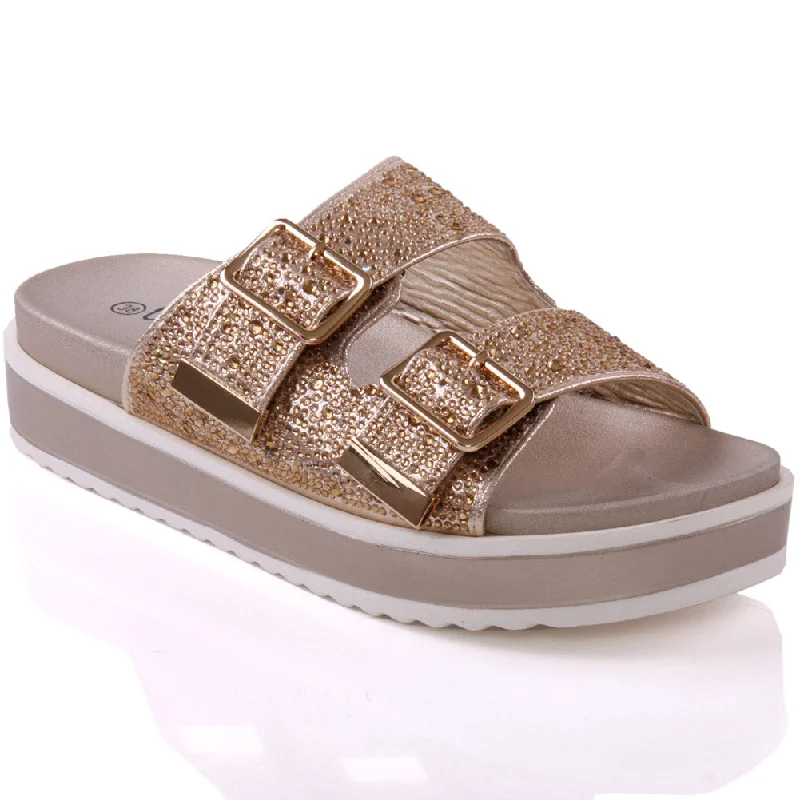 Slippers with deal nap trades -Womens ‘Irana’ Shimmery Summer Slippers