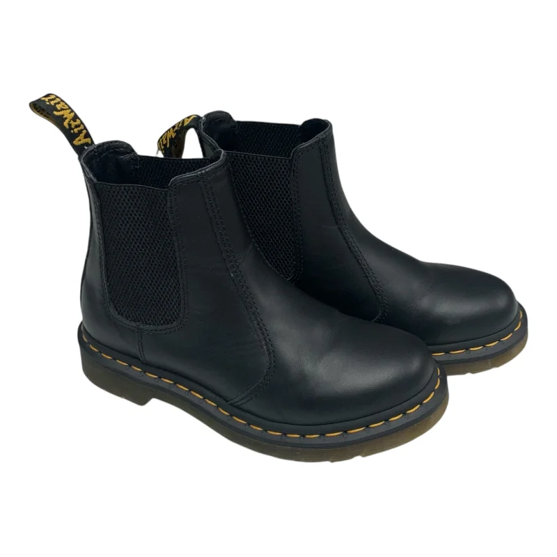 Flats for outdoor frost dinners -Boots Ankle Flats By Dr Martens In Black, Size: 7