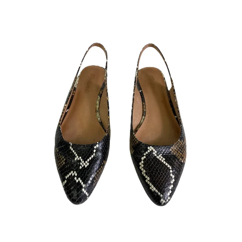 Flats for cozy frost dinners -Shoes Flats By Madewell In Animal Print, Size: 7.5