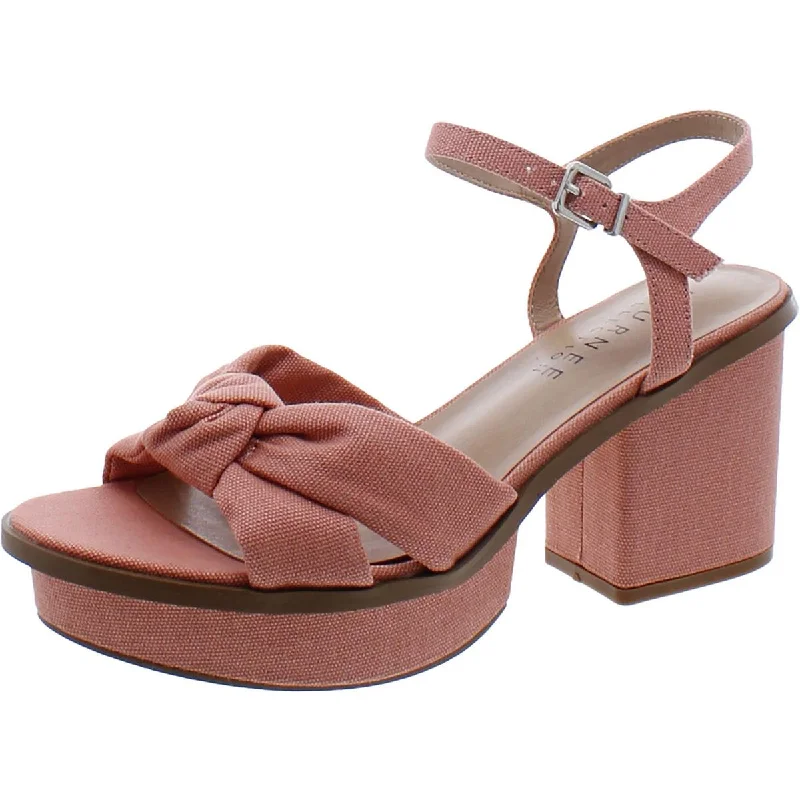 Stylish sandals for sunny beach evenings-Journee Collection Womens Almond Toe Block Heel Platform Sandals