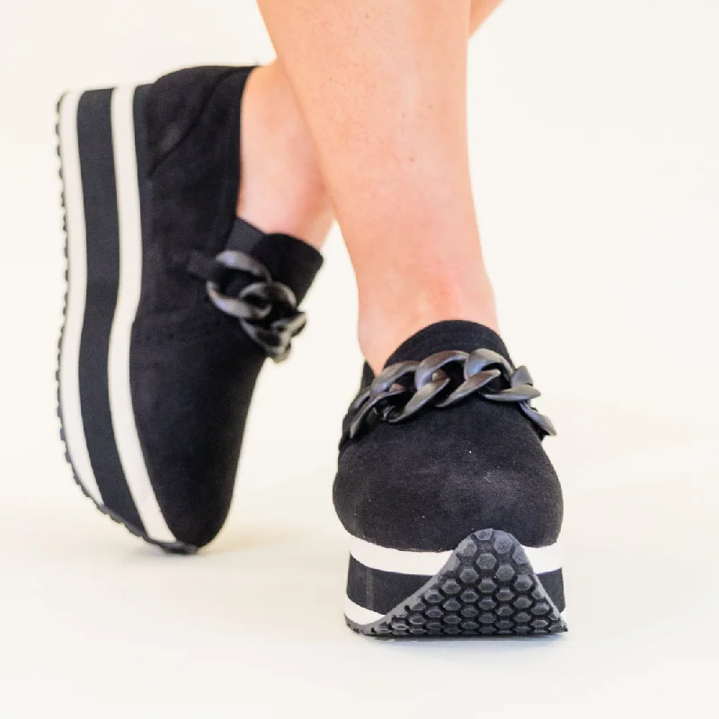 Athletic shoes for rugged hikes -The Higher The Shoe Sneaker, Black