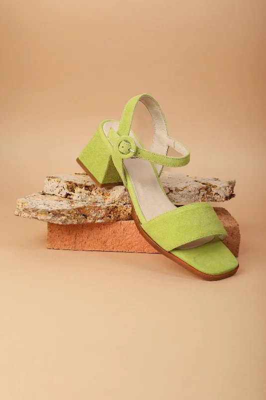 Cheap sandals for casual seaside comfort-Mavis Lime