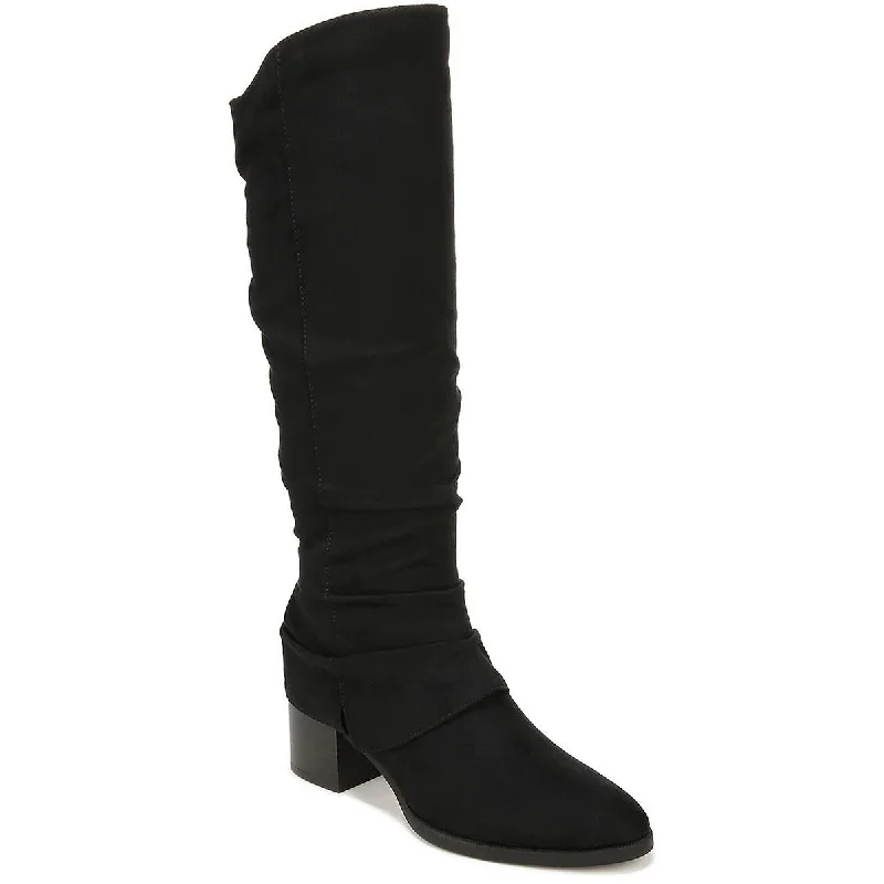 Women’s corduroy boots for fall -LifeStride Womens Delilah Faux Suede Wide Calf Knee-High Boots