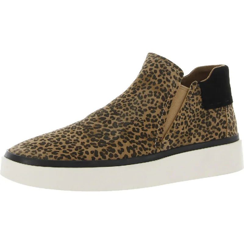 Tan/Black Dusted Leopard Suede