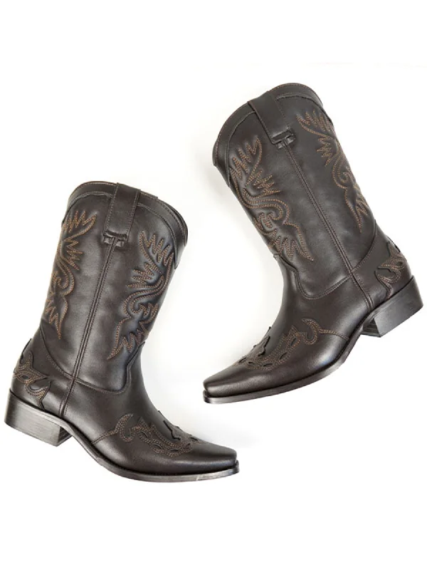 Deal boots with ridge cuts -Western Boots