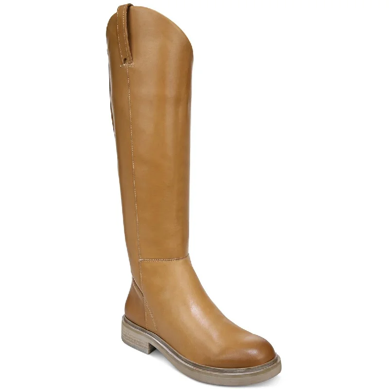 Boots with earthy ridge repose -Sam Edelman Womens Fable Leather Round Toe Knee-High Boots