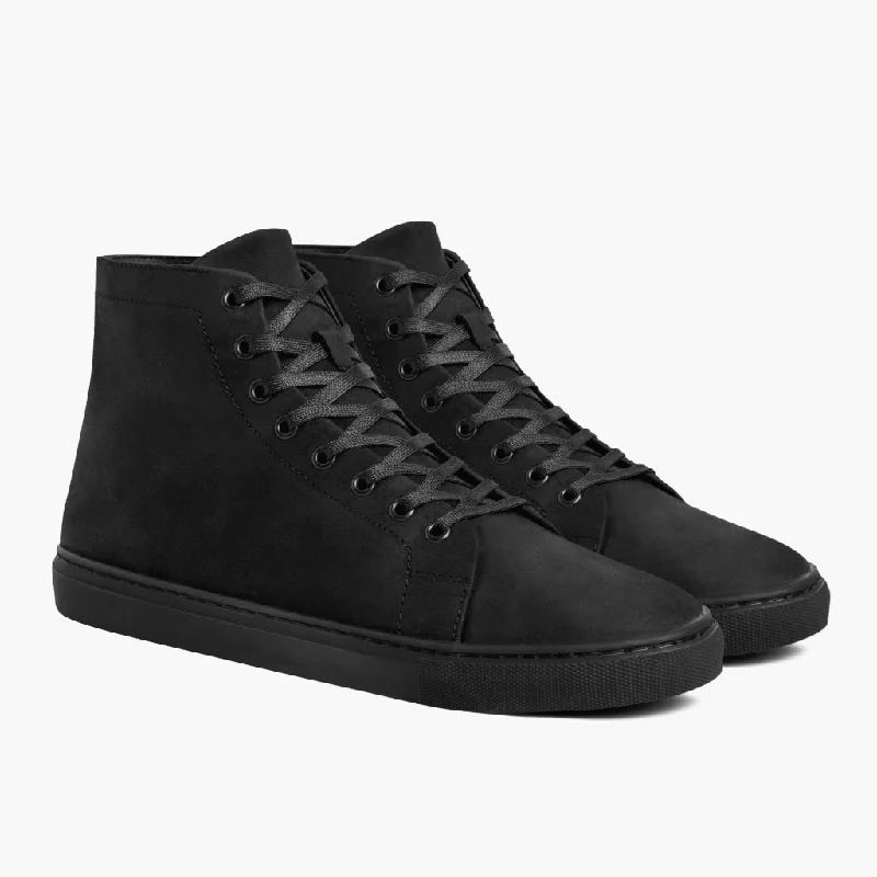 Athletic shoes for sports lovers -Premier High Top | Black Matte