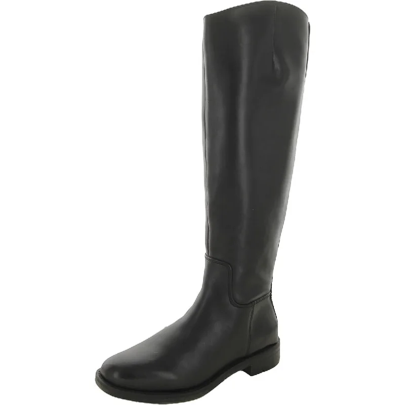 Boots with bold ridge hues -Franco Sarto Womens Marlisa Leather Tall Knee-High Boots